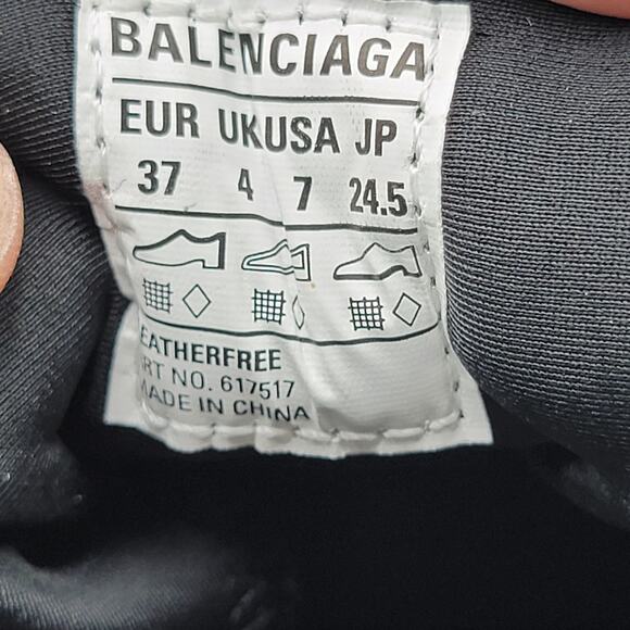 Balenciaga Tyrex Low Black Red Women's Size 7 Sneakers - Picture 8 of 11